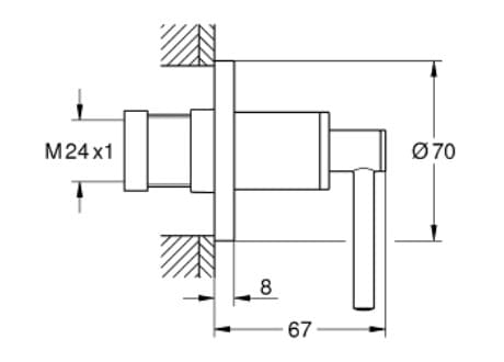 Mặt Nạ Sen Âm Tường Đức Grohe 19088003 3
