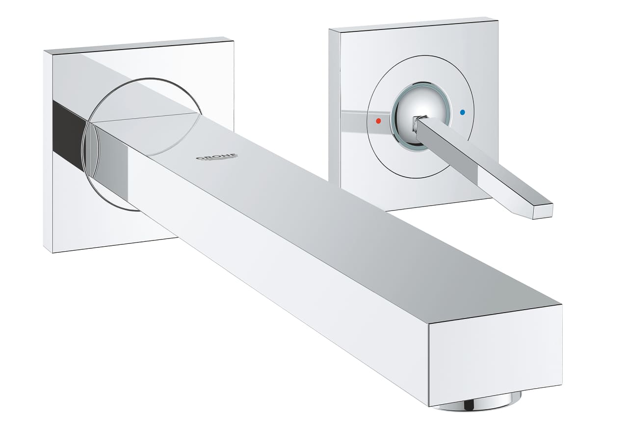 Vòi Chậu Lavabo Nóng Lạnh Gắn Tường Đức Grohe 19998000 2