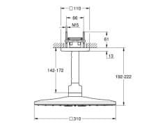 Bát Sen Tắm Gắn Trần Đức Grohe 26481AL0 3