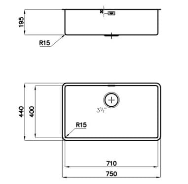 Chậu Rửa Bát 1 Hố Có Bàn Nhập Khẩu Đức Grohe 31552SD1 3