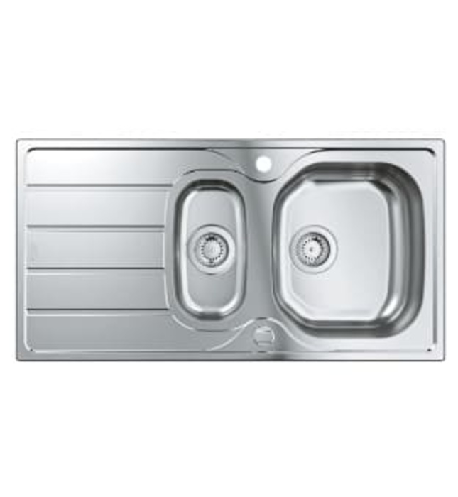 Chậu Rửa Bát 2 Hố Có Bàn Nhập Khẩu Đức Grohe 31564SD1