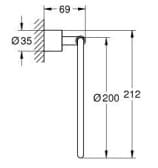 Vòng Treo Khăn Nhập Khẩu Đức Grohe 40307EN3 3