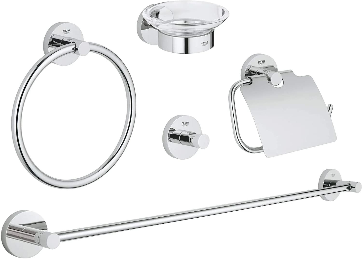 Bộ phụ kiện phòng tắm 5 món Grohe 40344001 2