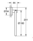 Vòng Treo Khăn Nhập Khẩu Đức Grohe 40365AL1 3