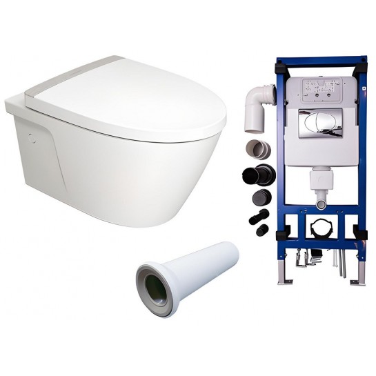 Bồn Cầu Treo Tường American Standard VF-3119B/CL6117M-6D/G3004A/VPTL-3815 Thoát Ngang