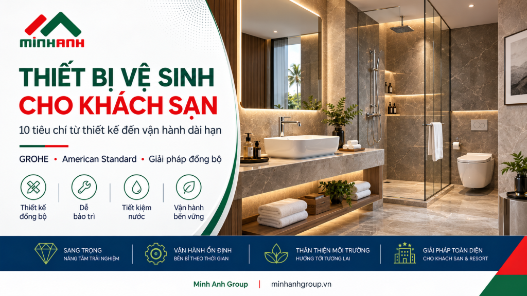 thiết bị vệ sinh cho khách sạn