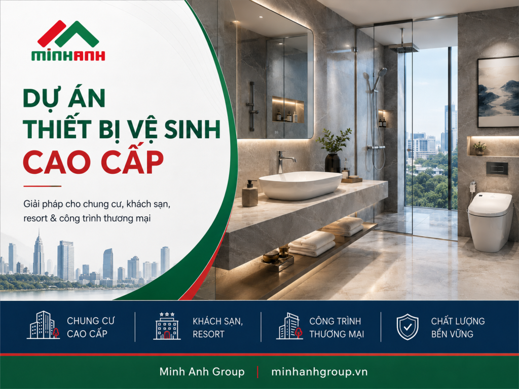dự án thiết bị vệ sinh cao cấp