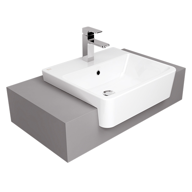 Chậu đặt nửa bàn ACACIA E 0519-WT