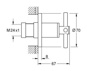 Mặt Nạ Sen Âm Tường Đức Grohe 19069003 3