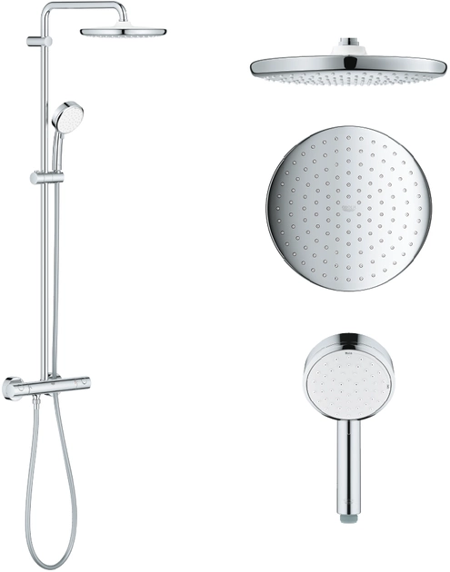 Bộ cây sen tắm ổn nhiệt Tempesta Cosmopolitan 250 GROHE 26670000