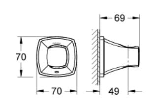 Gác Sen Nhập Khẩu Đức Grohe 27969000 3