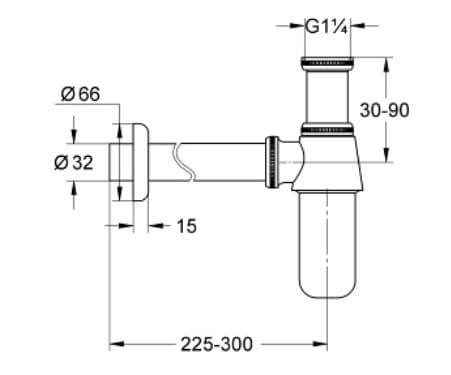 Ống Thải Đức Grohe 29058000 3