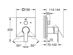 Mặt Nạ Sen Âm Tường Đức Grohe 29176A01 3
