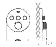 Mặt Nạ Sen Âm Tường Đức Grohe 29904LS0 3