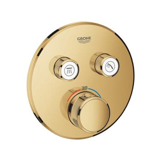 Mặt Nạ Bộ Trộn Ổn Nhiệt Âm Tường Grohe GRT 2SC 29119GL0 Nóng Lạnh
