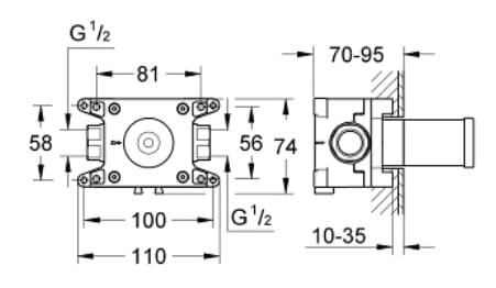 Bộ Trộn Âm Nhập Khẩu Đức Grohe 35034000 3
