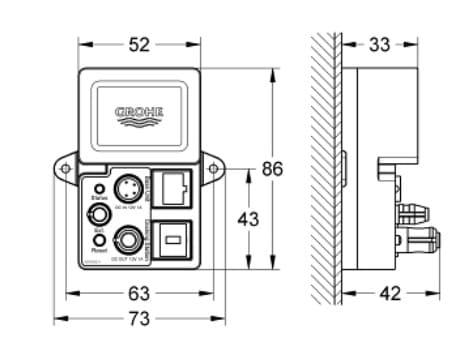 Bộ Điều Khiển Bluetooth Nhiệt Nhập Khẩu Đức Grohe 36371000 3