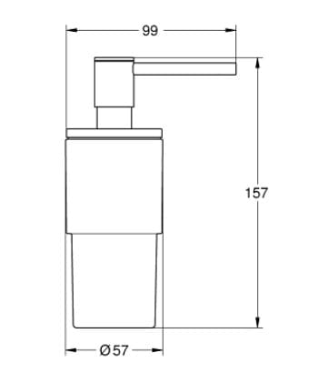 Bình Đựng Xà Phòng Đức Grohe 40306AL3 3