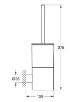 Giá Chổi Tolet Nhập Khẩu Đức Grohe 40314EN3 3