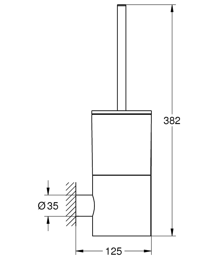 Giá Chổi Tolet Nhập Khẩu Đức Grohe 40314GL3 3