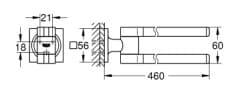 Thanh Treo Khăn Nhập Khẩu Đức Grohe 40342A01 3