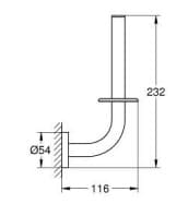 Móc Giấy Vệ Sinh Nhập Khẩu Đức Grohe 40385DL1 3