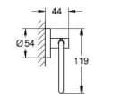 Móc Giấy Vệ Sinh Nhập Khẩu Đức Grohe 40689DL1 3