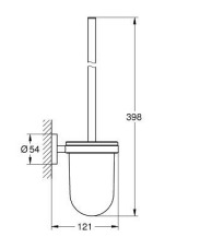 Giá Chổi Tolet Nhập Khẩu Đức Grohe 40374DL1 3