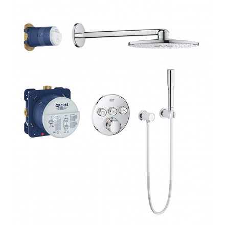 Bộ sen Grohe SmartControl âm tường tròn 34705000