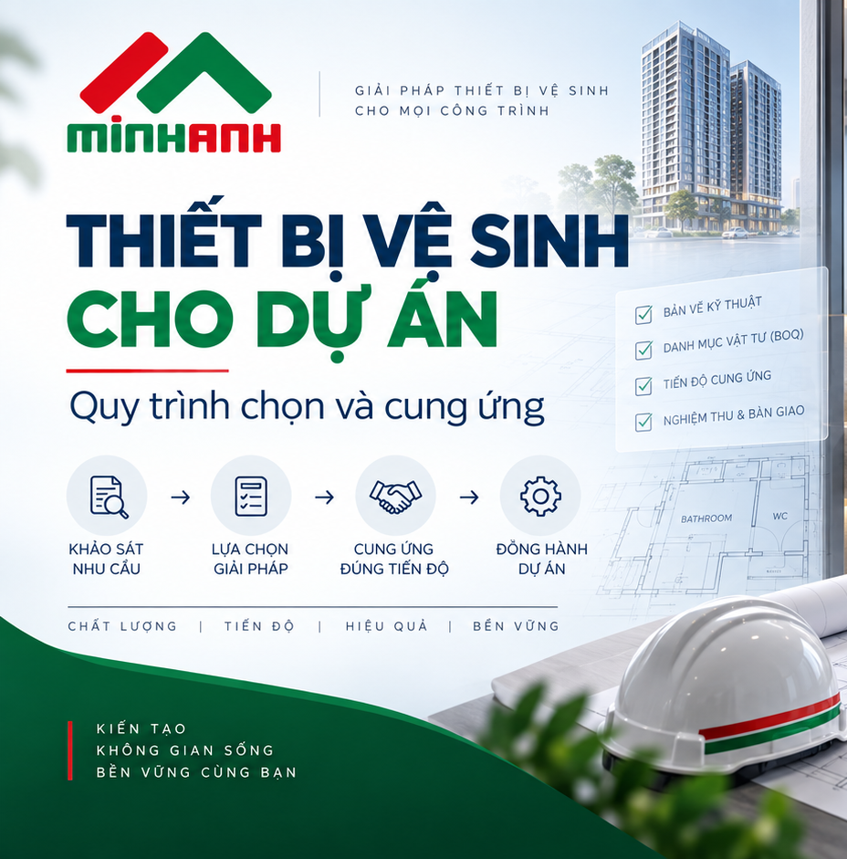 thiết bị vệ sinh cho dự án